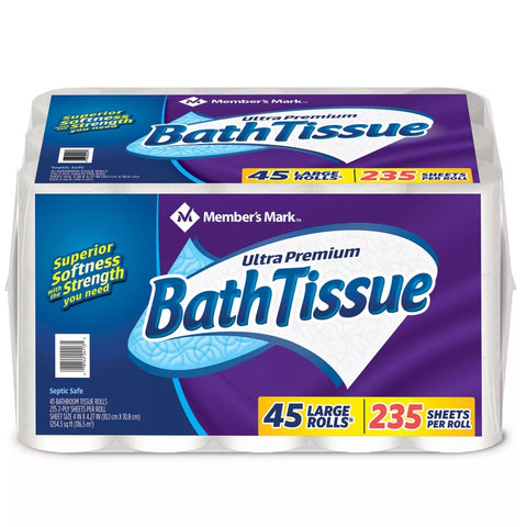 Member mark Bath Tissue 45 rolls