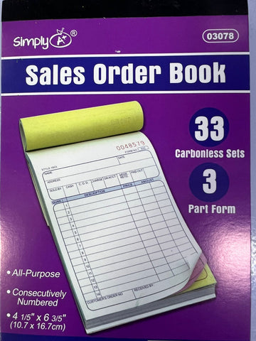 Sales Order Book