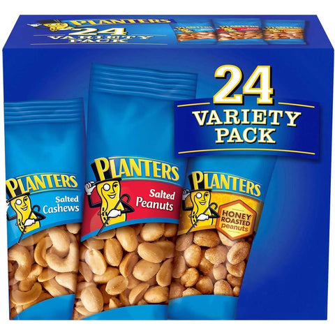 Planters Peanuts Variety Pack x 24