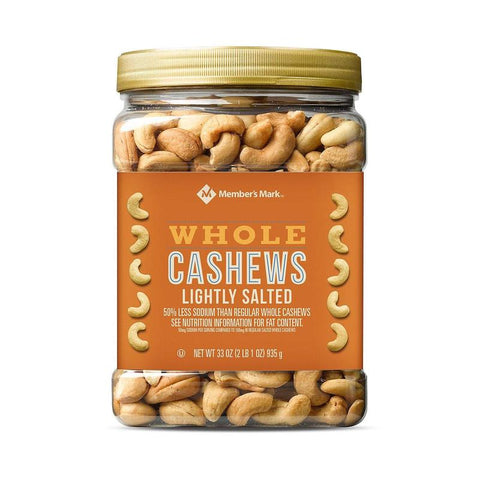 Member`s Mark Lightly Salted Whole Cashews (33 oz.)