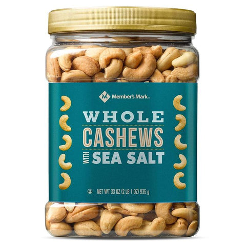 Member`s Mark Roasted Whole Cashews with Sea Salt (33 oz.)