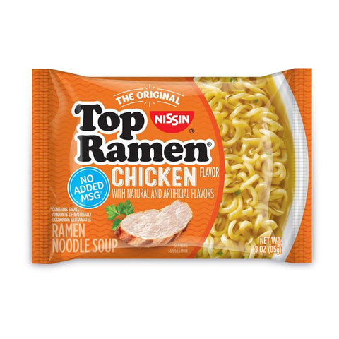 Nissin Top Ramen Ramen Noodle Soup Chicken Flavor - 24-3 Oz