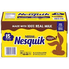 Nesquik Chocolate Milk 15 Cartons