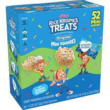 Kellogg`s Rice Krispies Treats Mini Squares;  52 ct/case