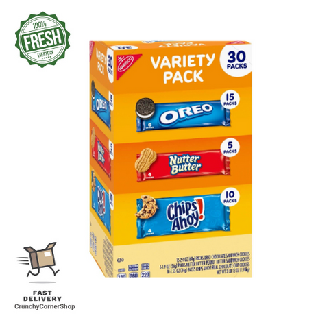 Nabisco Cookie Variety Pack with OREO; Chips Ahoy!; Nutter Butter (30 pk.)