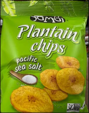 Plantain Chips pacific sea salt Green  30et