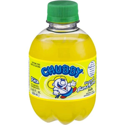 Chubby Pineapple Sunshine Soda 250ml/24