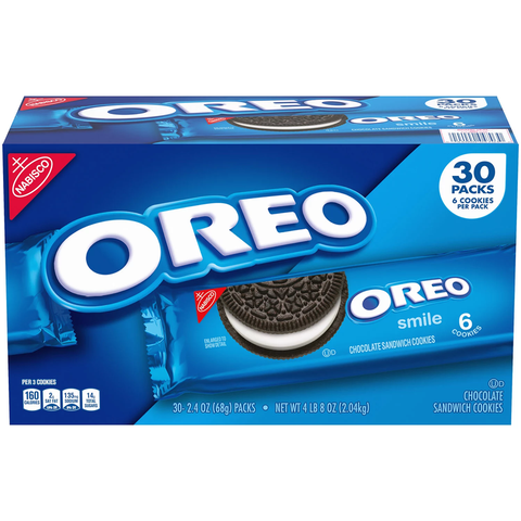 Nabisco Oreo Chocolate Sandwich Cookies 30ct