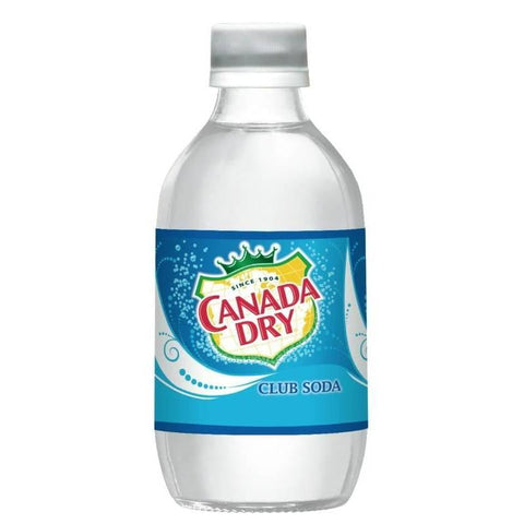 Canada Dry Club Soda Bottle 10oz